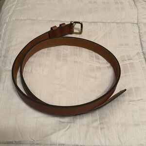 LL Bean Leather Belt woman's size XL Brown NWOT
